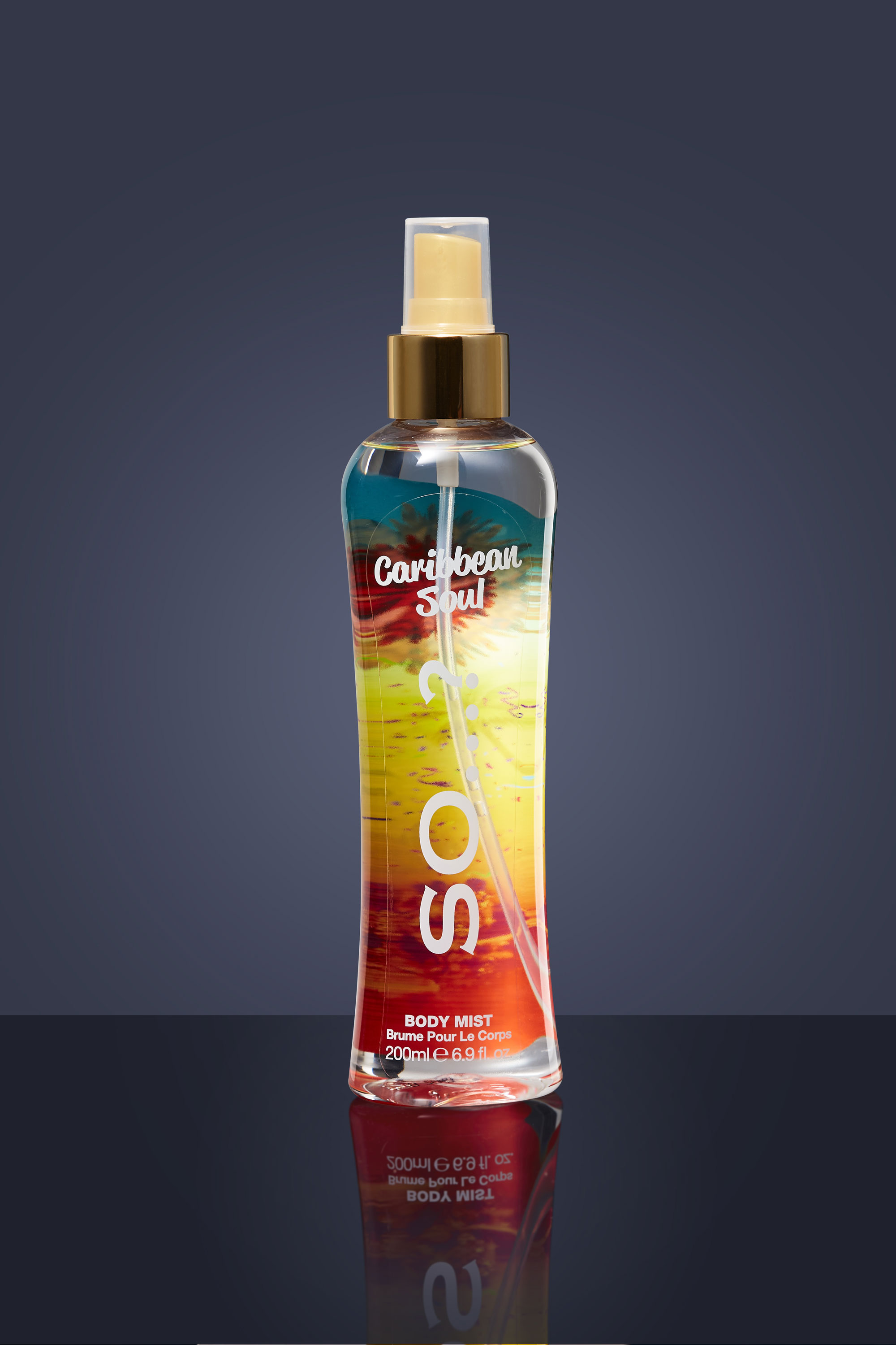 SO body mist digital print label