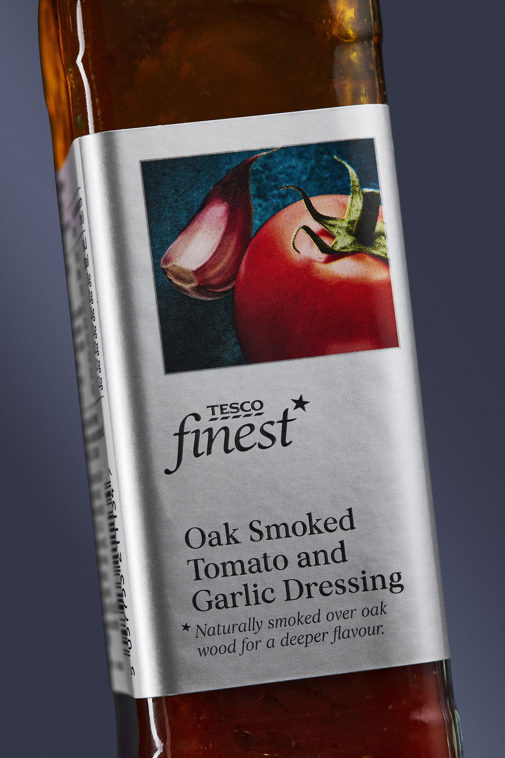 tesco finest tomato dressing label