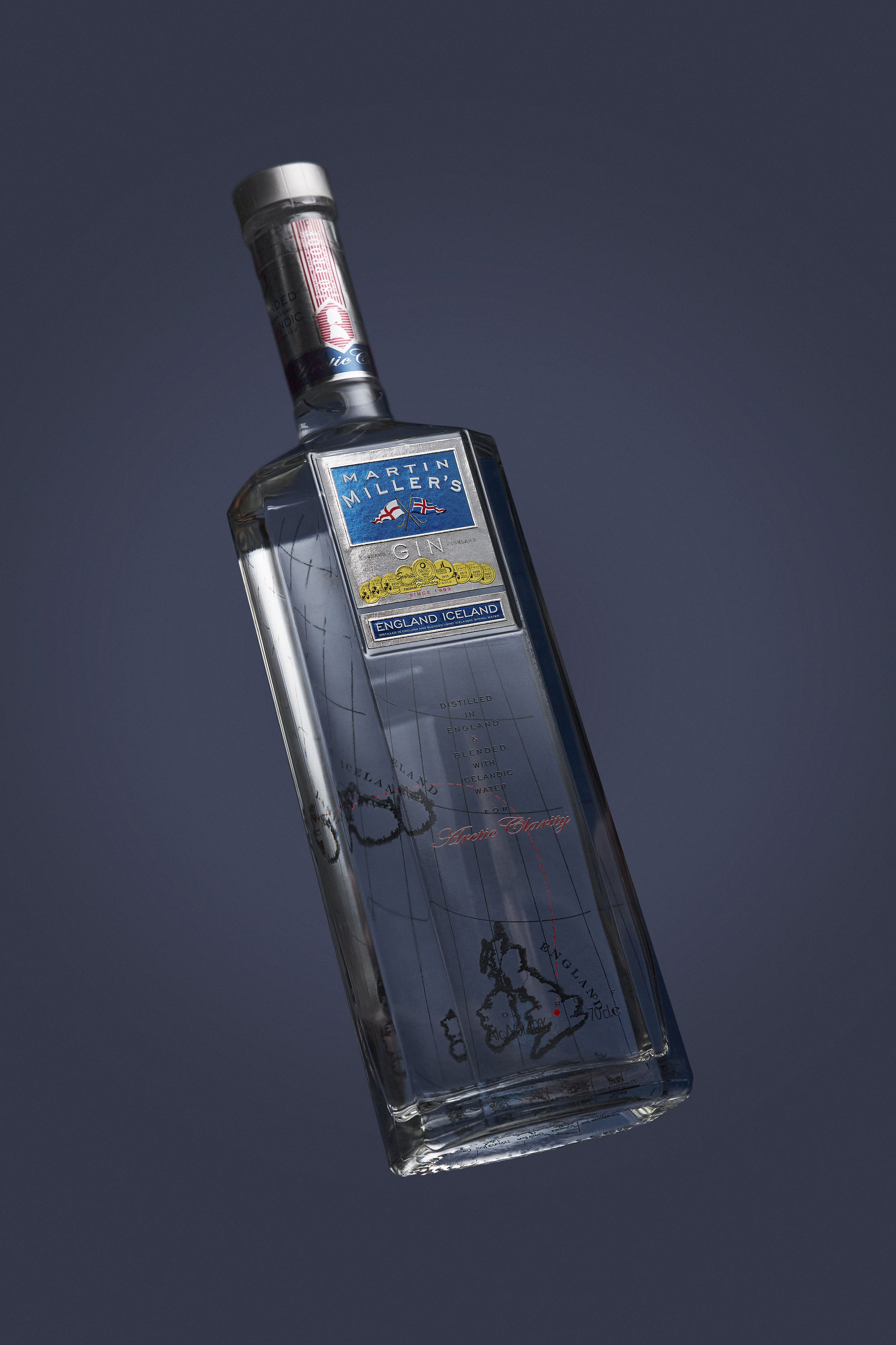 digital print label for millers gin
