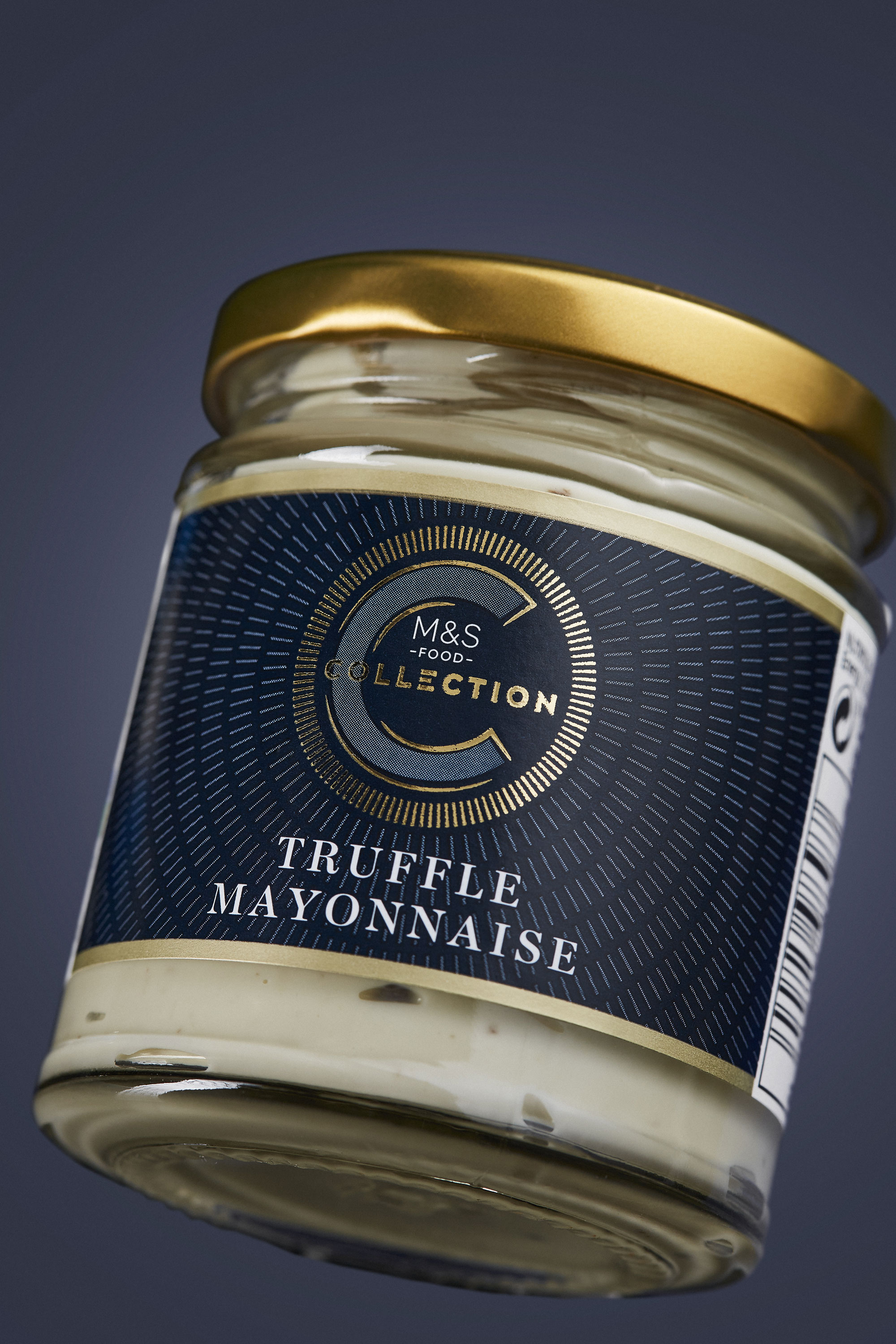 Metallic ink for the M&S Collection truffle mayonnaise 