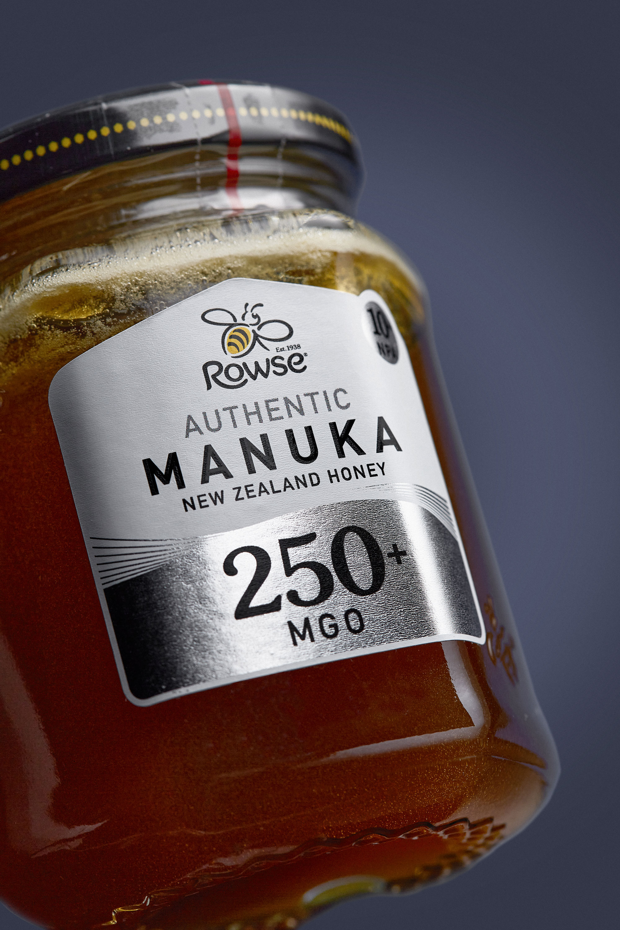 rowse manuka honey label