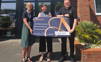 Amberley Blandford’s Charity Quiz Night Raises £1,835 for Hospice Care - Amberley Labels
