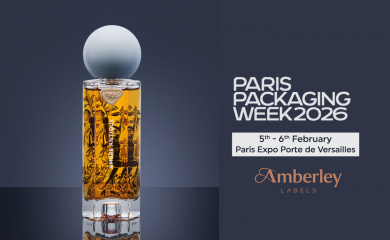 Amberley Labels to showcase award-winning luxury labels and new carton offer at Paris Packaging Week 2026 - Amberley Labels